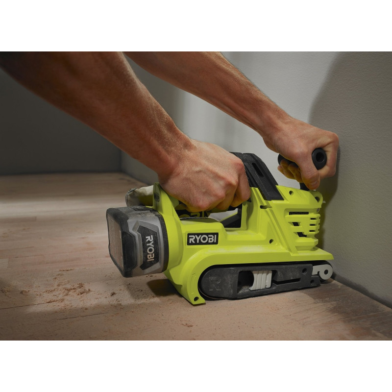 Ryobi Шліфмашина стрічкова ONE+ R18BS-0, 18В, акумуляторна (без АКБ та ЗП) (5133002916)