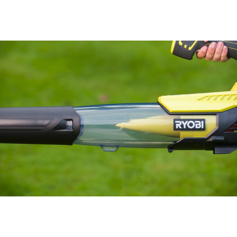 Ryobi Повітродувка ONE+ OBL18JB акумуляторна, 18В, 160 км/ч, solo (без АКБ і ЗП) (5133003662)