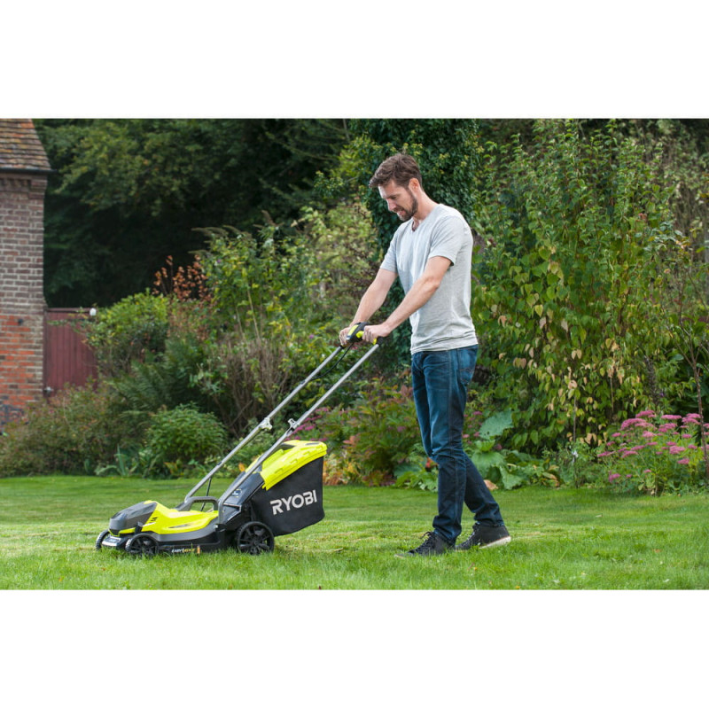 Ryobi Газонокосарка акумуляторна ONE+ OLM1833B 18В 33см 35л 25-65мм 8.1кг без АКБ та ЗП (5133004305)