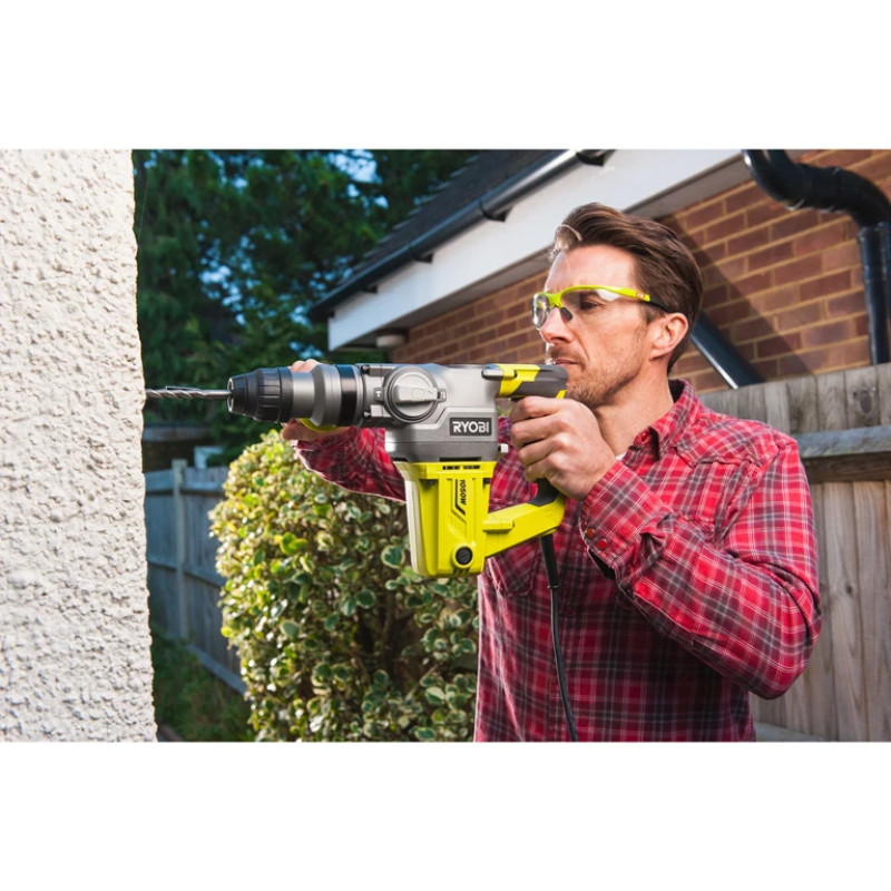 Ryobi Перфоратор RSDS1050-K SDS+ 1050Вт, 26мм, 3.6Дж, 3 режими роботи, 7кг (5133004350)