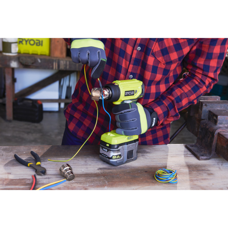 Ryobi Фен будівельний ONE+ R18HG-0 18В, 0 - 470° C, 170л /хв (без АКБ і ЗП) (5133004423)