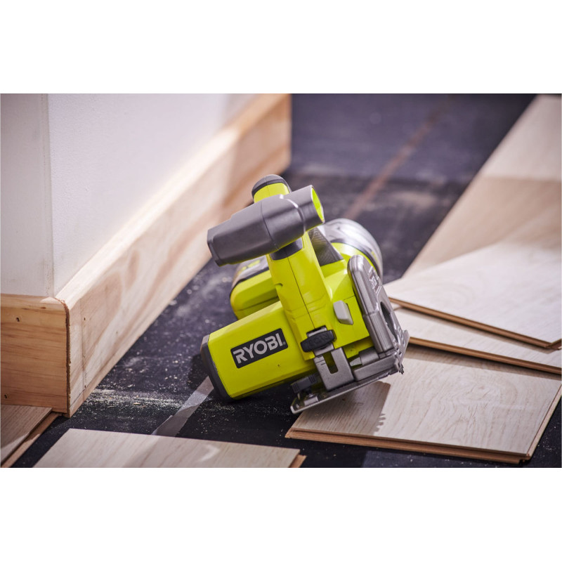 Ryobi Пила дискова, ONE+ R18MMS-0, універсальна, диск 85 мм, 1.9 кг (без АКБ і ЗУ) (5133004515)