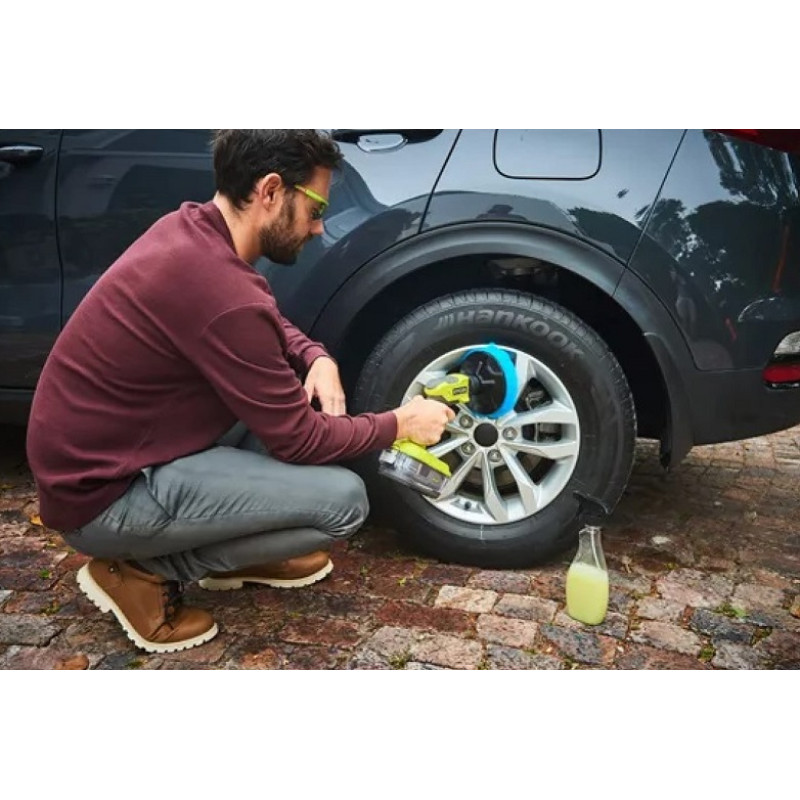Ryobi Щітка R18CPS-0, акумуляторна 18В ONE+, диск 15см, 210 об/хв, IPX7, 1.2 кг (без АКБ та ЗП) (5133004846)
