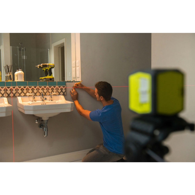 Ryobi Нівелірлазерний RBCLLR1 до 10м, перехресний, червоний промінь, 0.4кг (5133004863)