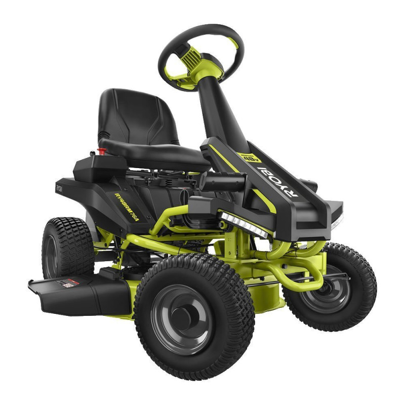 Ryobi Газонокосарка-райдер акумуляторна RY48RM76A 48В акб 1х50А·год 76см 35-115мм до 4000 кв.м фари круїз-контроль 200кг (5133004972)