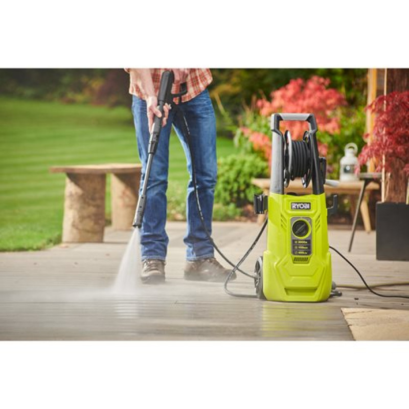 Ryobi Мінімийка високого тиску RY150PWA 2000Вт 150бар 450л/год шланг 8м 11.2кг (5133005371)