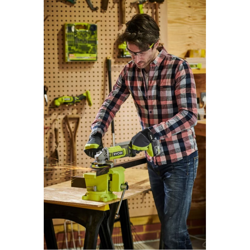 Ryobi Шліфмашина кутова ONE+ RAG18125-0, 125мм (без АКБ та ЗП) (5133005403)