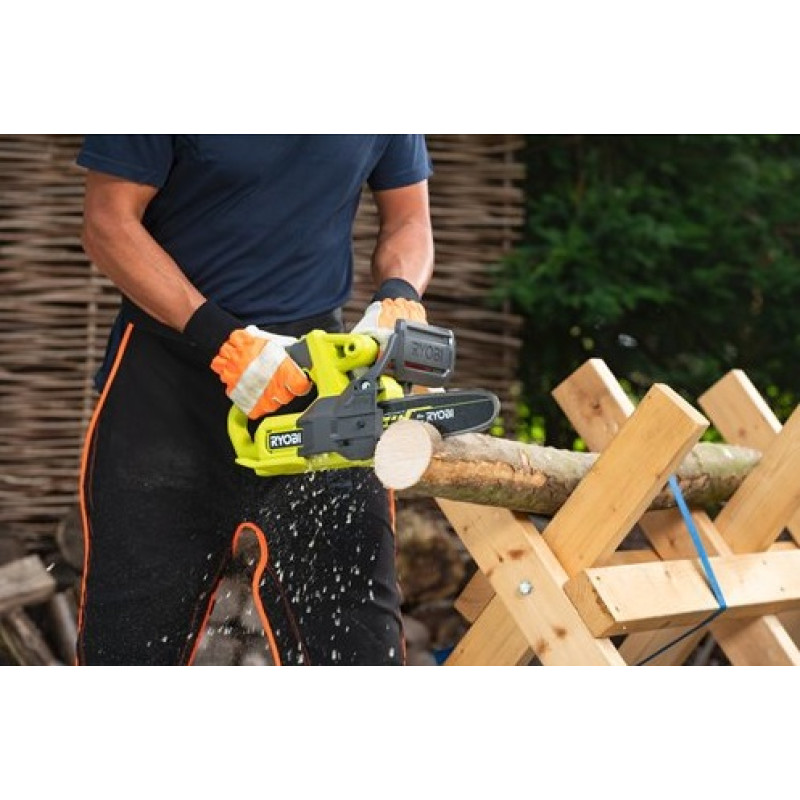 Ryobi Пила ланцюгова акумуляторна RY18CS20A-0 18В ONE+ шина 20см 2.6кг без АКБ та ЗП (5133005414)