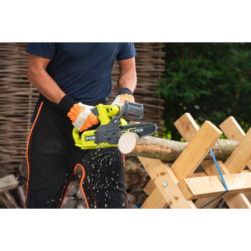 Ryobi Пила ланцюгова акумуляторна ONE+ RY18CS20A-125 18В акб 1х2.5А·год ЗП 20см 2.3кг (5133005415)