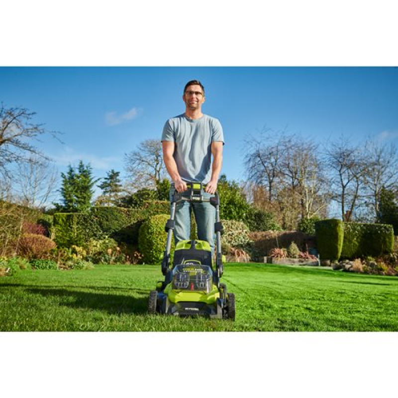 Ryobi Газонокосарка акумуляторна ONE+ RY18LMX40B-0 18В 40см 40л 25-70мм 18.2кг без АКБ та ЗП (5133005479)