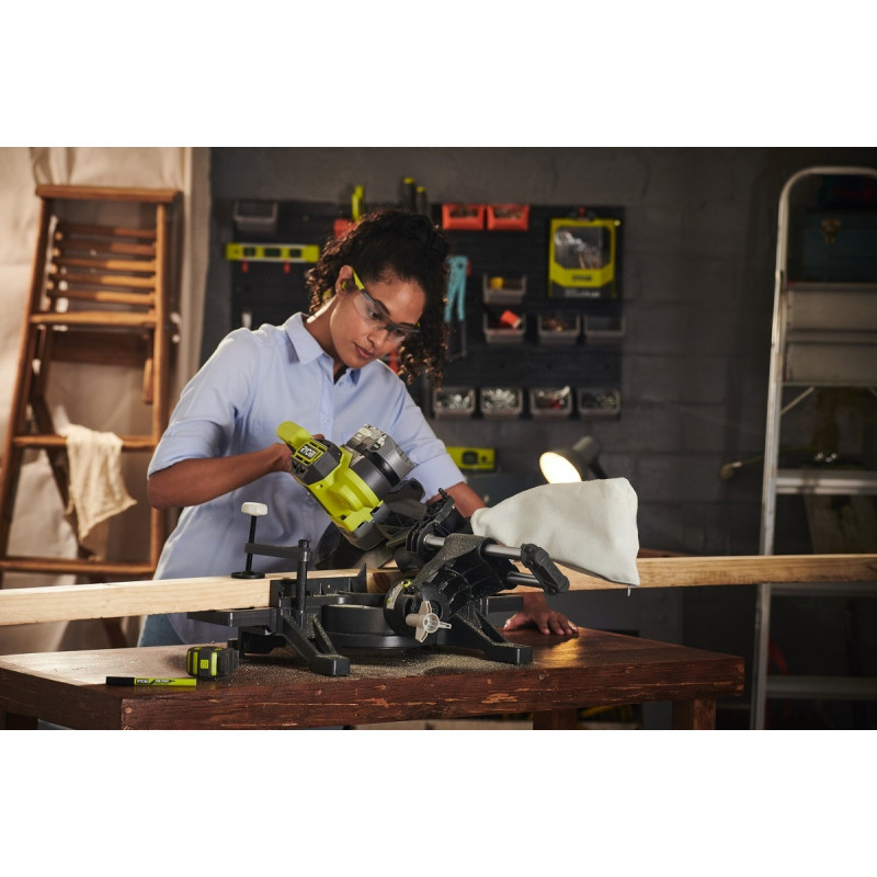 Ryobi Пила торцювальна ONE+ RMS18190-0, акумуляторна, 190 мм, 18В, (без АКБ та ЗП) (5133005502)
