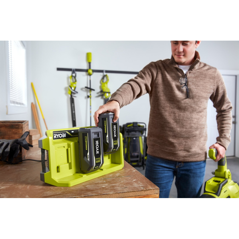 Зарядний пристрій Ryobi Max Power RY36C3PA 36В 4А трипортовий (5133005540)