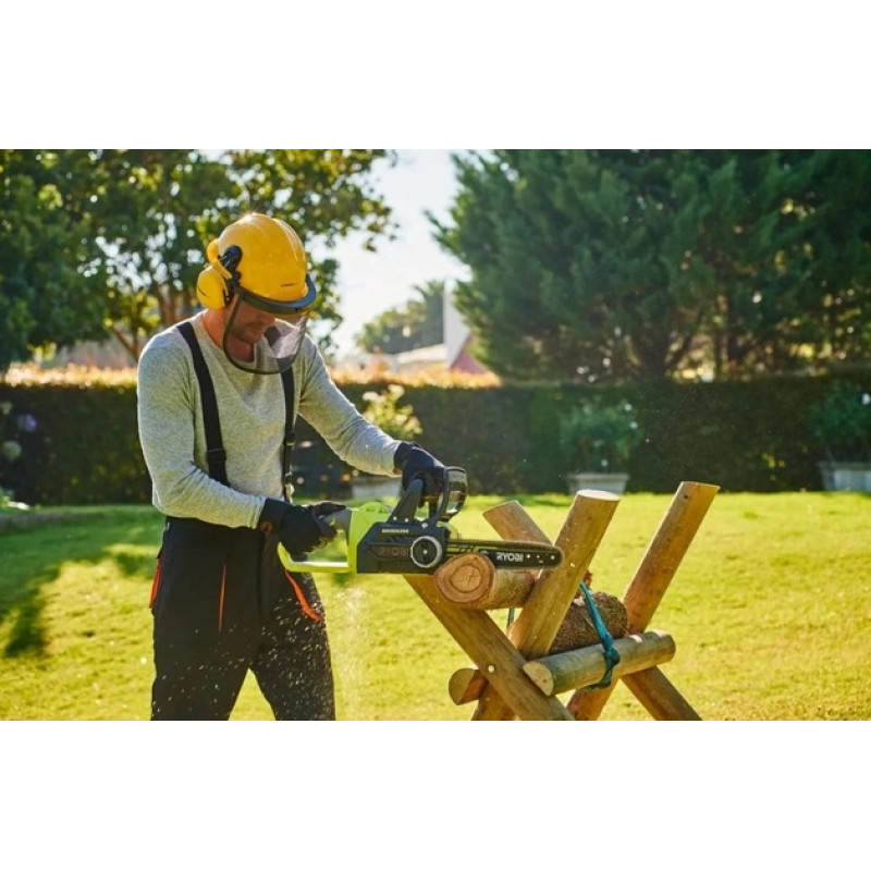Ryobi Пила ланцюгова акумуляторна RCS1830-140B, ONE+ 18В, шина 30 см, АКБ 4.0Ач+ЗП безщіткова (5133005547)