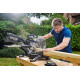 Пила торцювальна акумуляторна Ryobi ONE+ НР RMS18254X-0 18В з протяжкою диск 254мм 14кг без АКБ та ЗП (5133005736)
