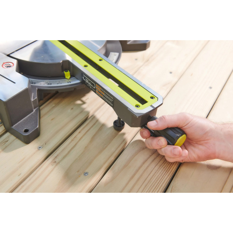 Пила торцювальна акумуляторна Ryobi ONE+ НР RMS18254X-0 18В з протяжкою диск 254мм 14кг без АКБ та ЗП (5133005736)