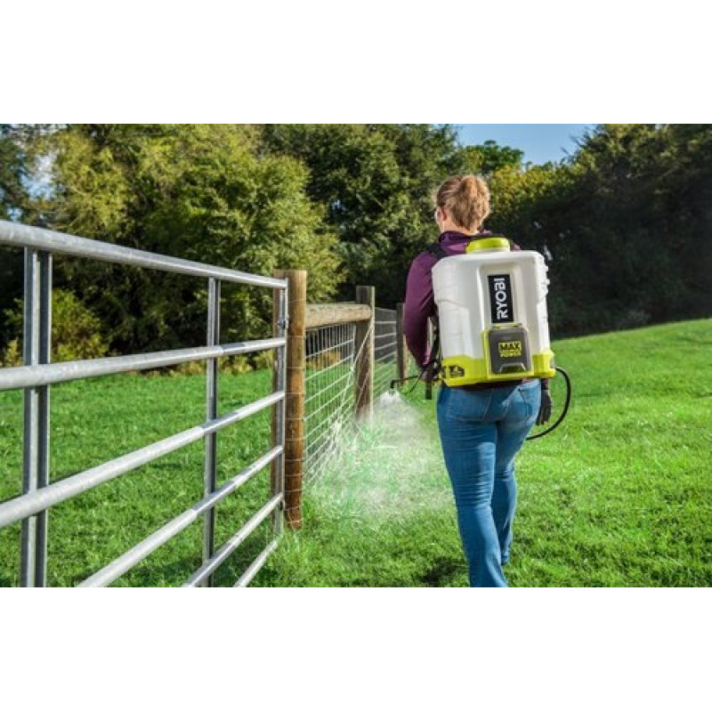 Ryobi Обприскувач акумуляторний Max Power RY36BPSA-0 15л 36В 0.6-2.5л/хв комплект насадок 5.8кг без АКБ та ЗП (5133005775)