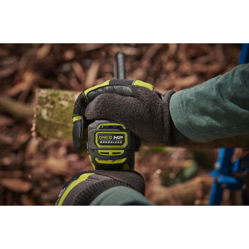 Ryobi Пила ланцюгова акумуляторна ONE+ HP RY18PSX15A-120T 18B 1х2А·год ЗП шина 15см безщіткова 6м/с 1.19кг кейс (5133005899)