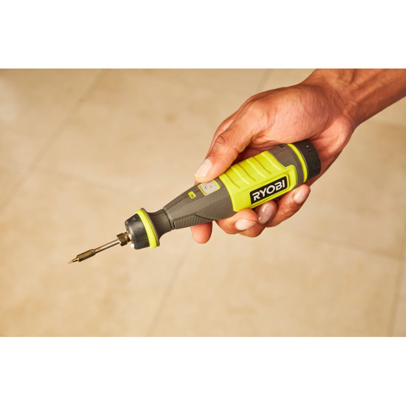 Паяльник акумуляторний Ryobi USB Lithium RSI4-120G 4В 2А·год 460°С світлодіодне підсвічування 0.1кг (5133006146)