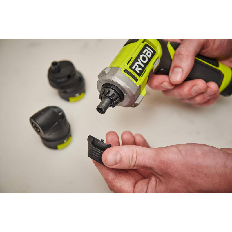 Викрутка акумуляторна Ryobi USB Lithium RSD4-120TA2 4В 1х2А·год 5Нм 200об·хв 2 насадки 10 біт 0.31кг кейс (5133006211)