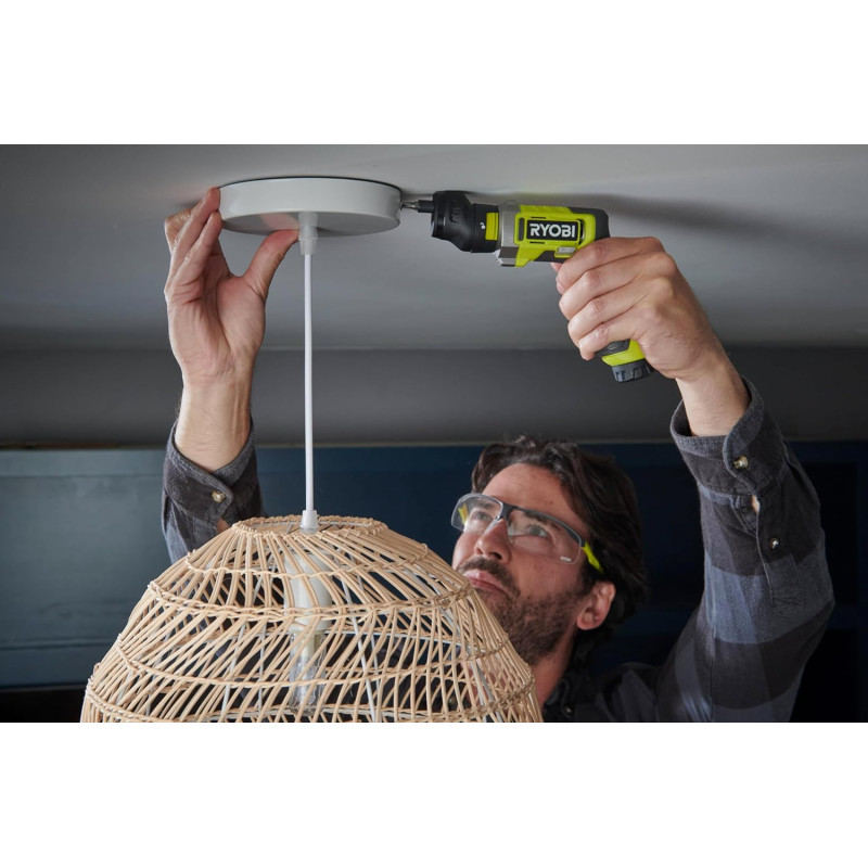 Викрутка акумуляторна Ryobi USB Lithium RSD4-120TA2 4В 1х2А·год 5Нм 200об·хв 2 насадки 10 біт 0.31кг кейс (5133006211)