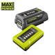 Набір акумулятора та зарядного пристрою Ryobi Max Power RY36BK17B-140 36В 1х4А·год ЗП 1.7А (5133006228)