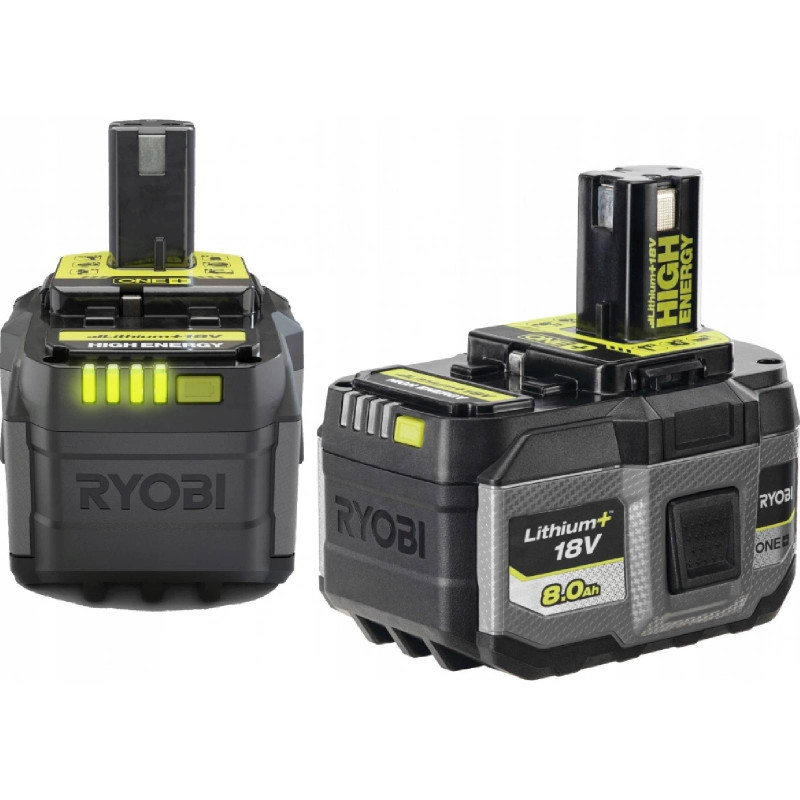 Акумулятор Ryobi ONE+ RB1880T High Energy Lithium+ 18В 8А·год 1.3кг (5133006264)