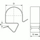 Walraven Зажим для балки Britclips GAM8 балка 8-12мм, зажим 22-32 мм 52091232