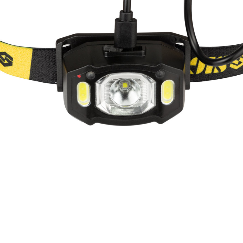 SIGMA LED ліхтар налобний акумуляторний 300Лм 1200мАч із сенсором (5390231)