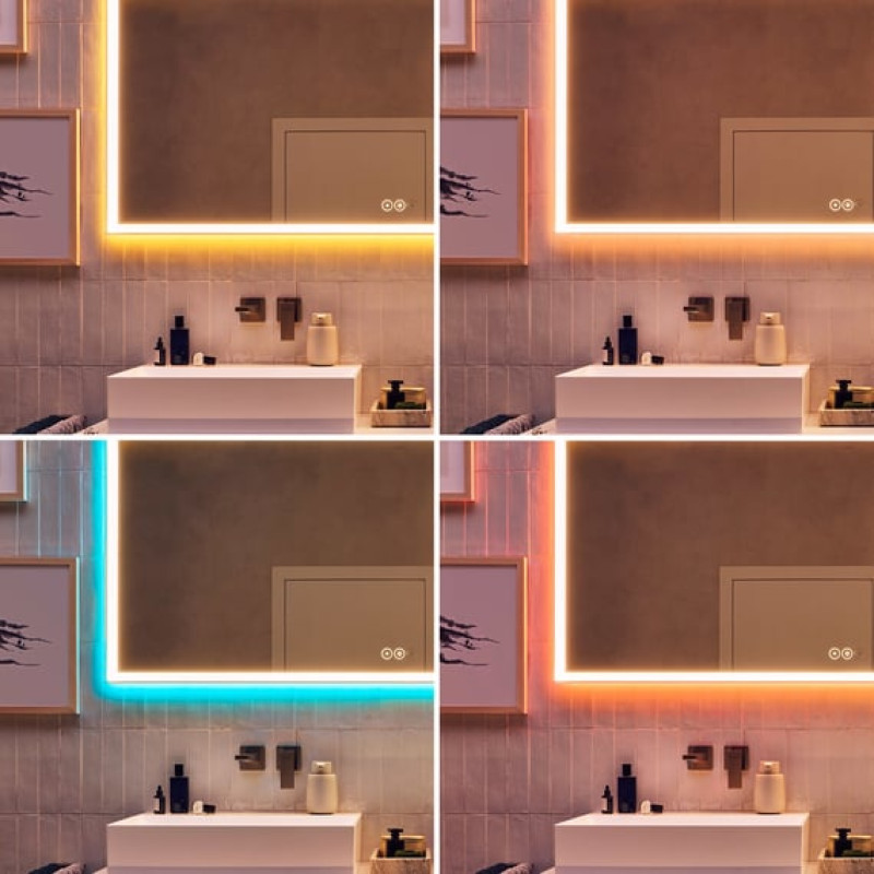 XARITA E дзеркало 100,6*70,6см з LED підсвічуванням