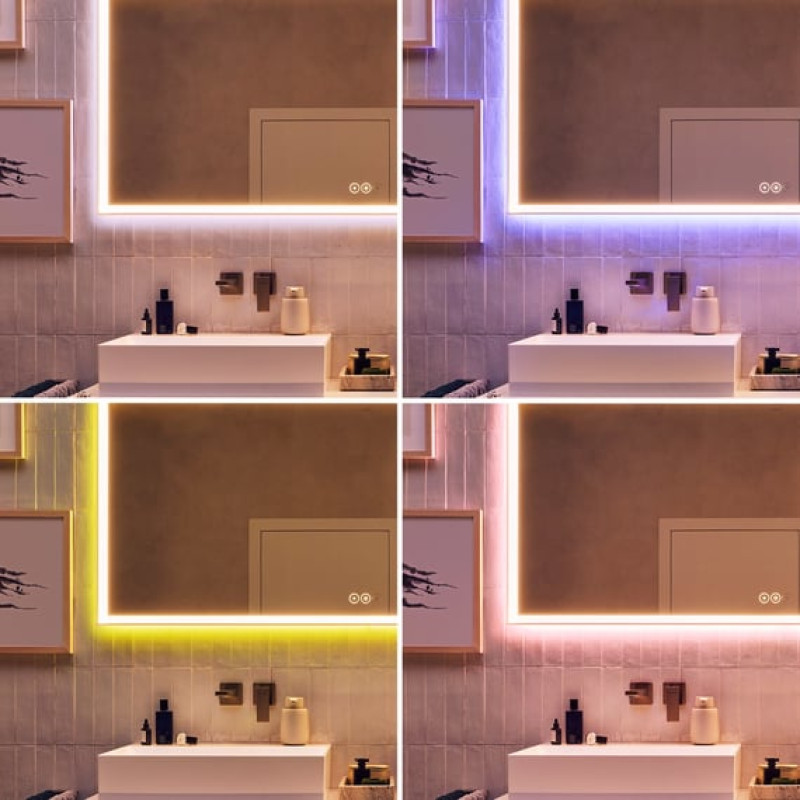 XARITA E дзеркало 100,6*70,6см з LED підсвічуванням