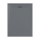Geberit Душовий піддон SESTRA 80x120х4 см, прямокутний, сірий, поверхня зі сланцевою структурою