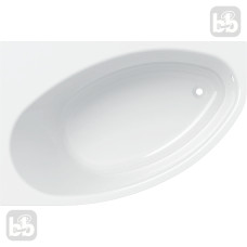 Geberit SELNOVA ванна 160*100 см, асиметрична, з ніжками,