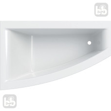 Geberit SELNOVA Square ванна 170*105 см, асиметрична, з ніжками,