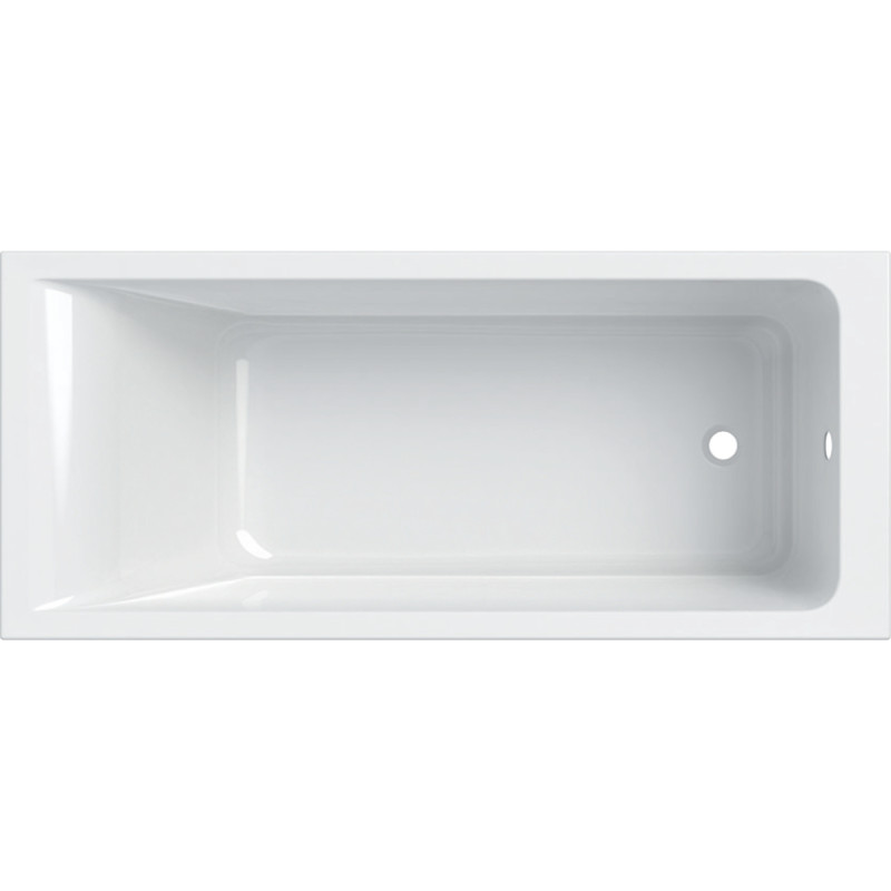 Geberit 554.382.01.1 Selnova Square Ванна прямокутна з ніжками, 160x70см, біла