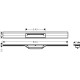 RAIN DRAIN FLEX зовнішня частина зливу для душу 800мм, колір поліроване золото