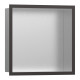 HANSGROHE XtraStoris Individual настінна ніша з вбудованою рамою 30*30*10см, колір шліфованний чорний хром