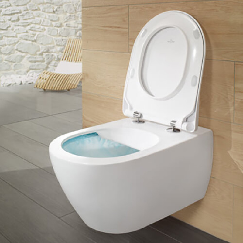 VILLEROY & BOCH Унітаз консольний Subway 2.0 rimless + кришка SlimSeat