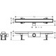 Hansgrohe RAINDRAIN COMPACT монтажный комплект для стандартнойустановки под плитку700мм, (56177000)