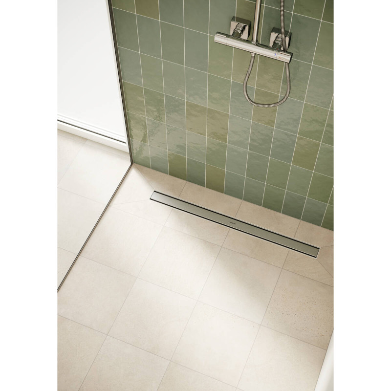 Hansgrohe RAINDRAIN ALLROUNDмонтажный комплект для стандартной/плоскойустановки 1000мм, цвет нержавеющая сталь, (56189800)
