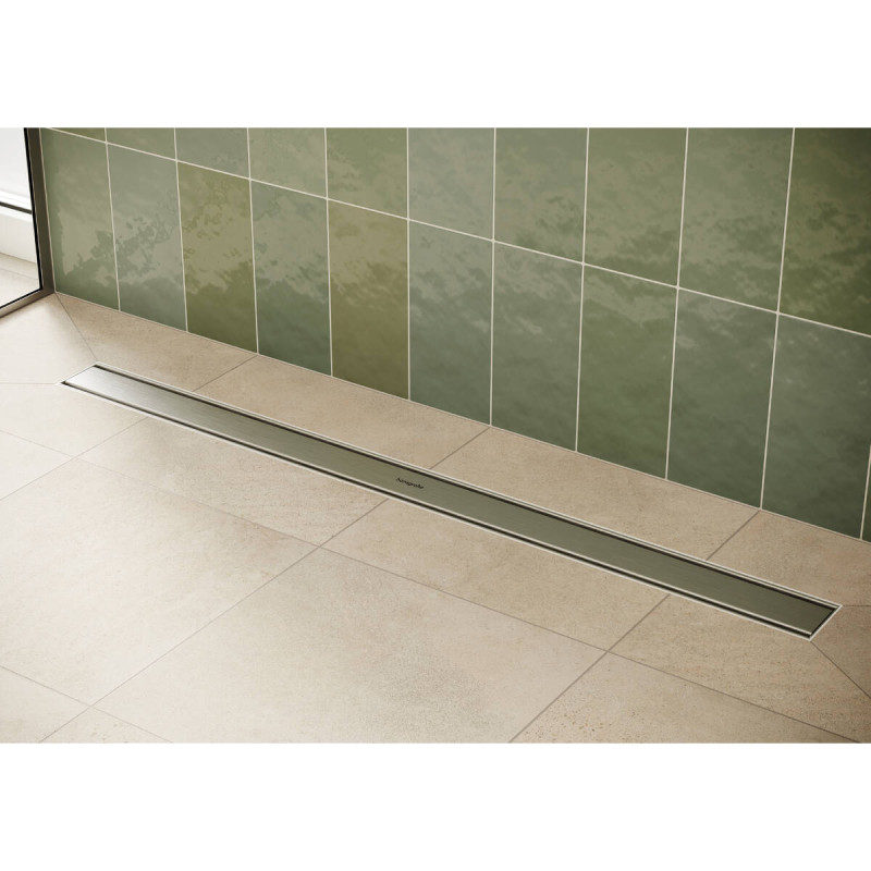 Hansgrohe RAINDRAIN ALLROUNDмонтажный комплект для стандартной/плоскойустановки 1000мм, цвет нержавеющая сталь, (56189800)