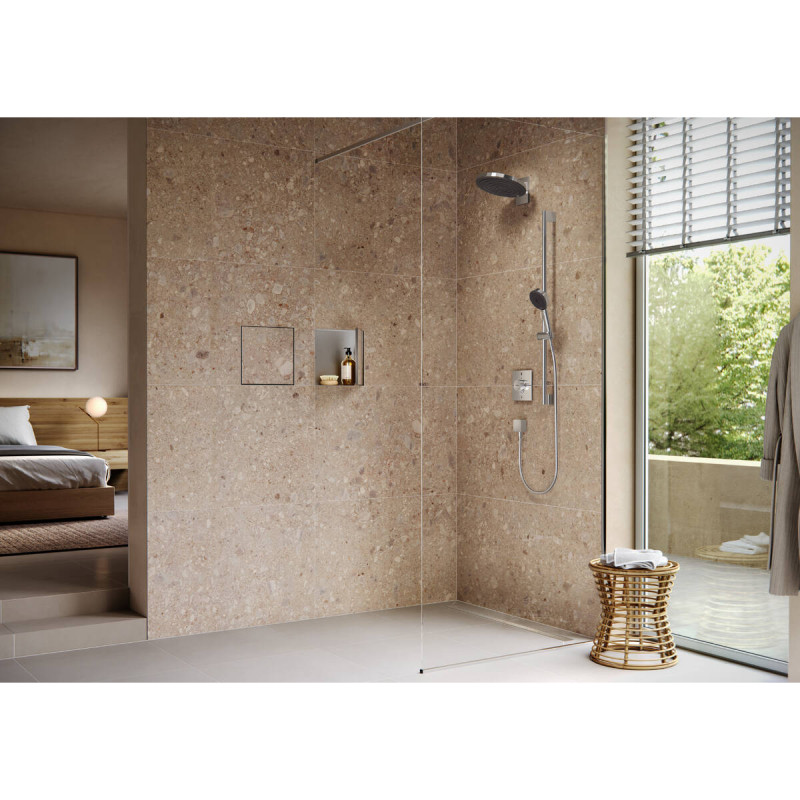 Hansgrohe RAINDRAIN ORIGINALмонтажный комплект дляустановки1000мм, цвет нержавеющая сталь, (56200800)