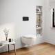 5656HR01 AVENTO Унітаз підвісний DirectFlush з кришкою QuickRelease/SoftClosing, White Alpin