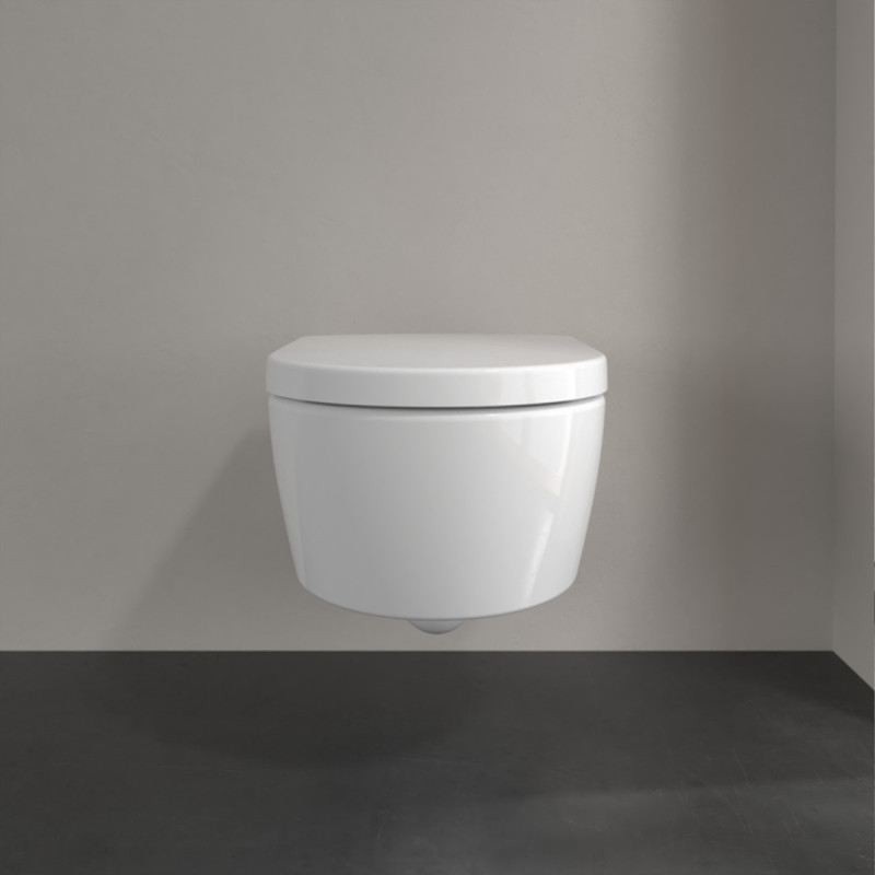 5656HR01 AVENTO Унітаз підвісний DirectFlush з кришкою QuickRelease/SoftClosing, White Alpin