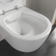 5656HR01 AVENTO Унітаз підвісний DirectFlush з кришкою QuickRelease/SoftClosing, White Alpin