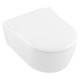 5656RS01 AVENTO Унітаз підвісний DirectFlush з кришкою QuickRelease/SoftClosing, White Alpin