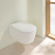 5656RS01 AVENTO Унітаз підвісний DirectFlush з кришкою QuickRelease/SoftClosing, White Alpin