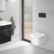 5656RS01 AVENTO Унітаз підвісний DirectFlush з кришкою QuickRelease/SoftClosing, White Alpin