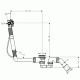 Hansgrohe Exafill S-налив,злив,перелив, (58116180)