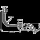Hansgrohe Flexaplus - злив / перелив для нестандартних ванн 58141180, (58141180)