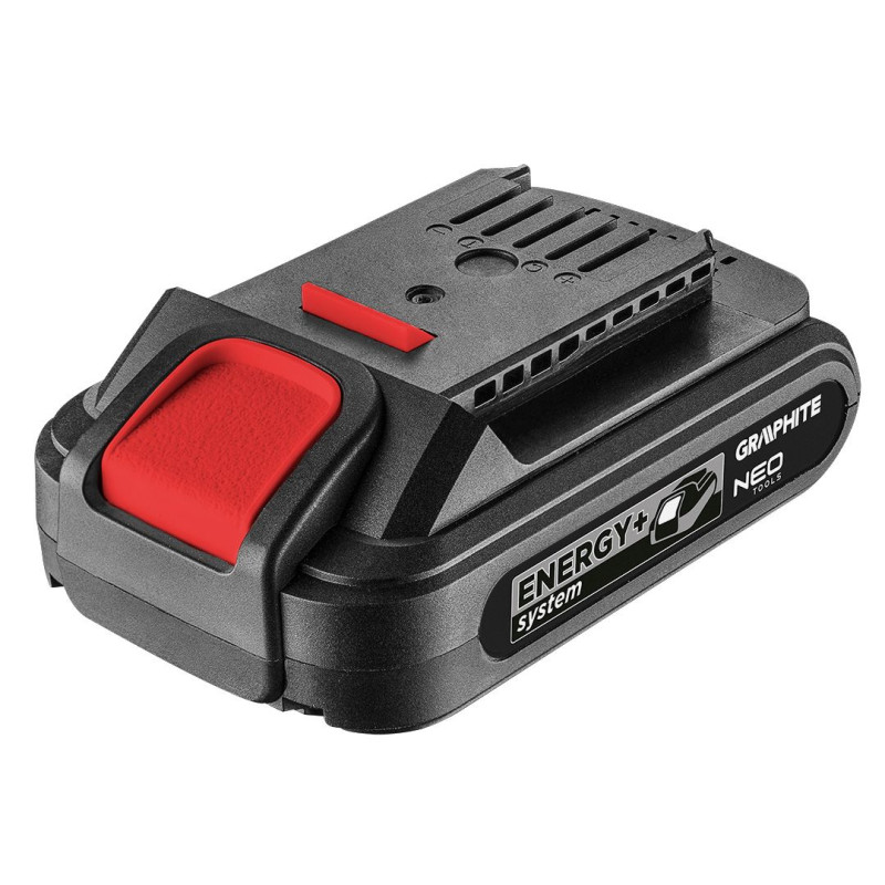 Graphite Акумулятор Energy+, 18В, 2А•год, 0.39кг (58G001)